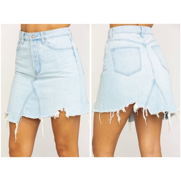 Free People Dresses & Skirts - Free People Going Rogue Denim Skirt